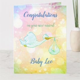 Neues Baby Boy Design Karte