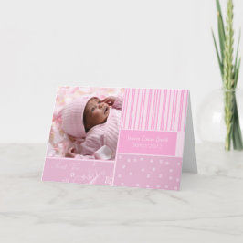 neues Baby Dankeschön Foto Grußkarte Dankeskarte