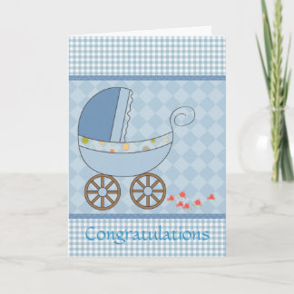 neues Baby der Glückwünsche Karte