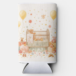 Neues Baby feiern Selters Dosenkühler