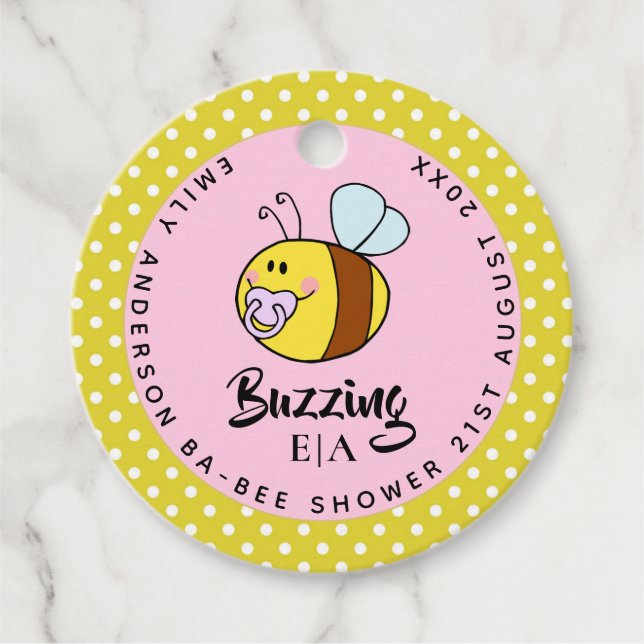 Neues Baby Foto Vielen Dank Karten Modernes Budget Geschenkanhänger (Vorderseite)