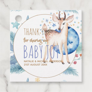 Neues Baby Foto Vielen Dank Karten Modernes Budget Geschenkanhänger