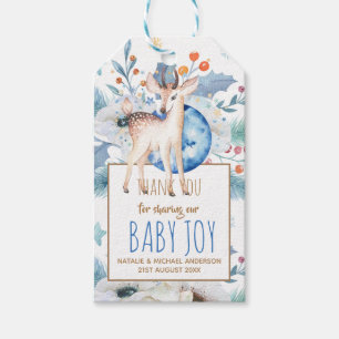 Neues Baby Foto Vielen Dank Karten Modernes Budget Geschenkanhänger