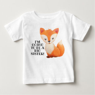 Neues Baby Große Schwester Kleiner Fuchs Kinder T- T-shirt