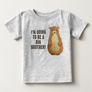 Neues Baby großer Bruder kleiner Bär Kleinkind T-S T-shirt