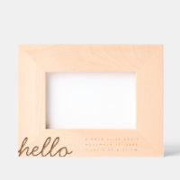 Neues Baby Info-Foto Keepake