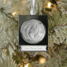 Neues Baby NAME Schwarz-weißes FOTO Zeitloses Halt