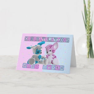 Neues Baby paart Glückwünsche Karte