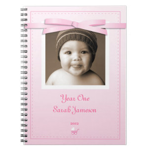 Neues Baby Pink Ribbon-Notebook Notizblock