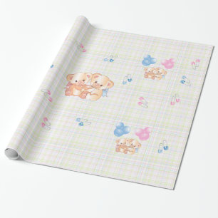 Neues Baby Teddy Bears Wrapping Paper Geschenkpapier