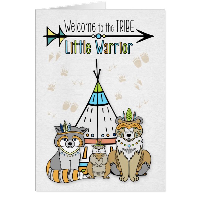 Neues Baby Willkommen im Stammeskrieger (Vorne)