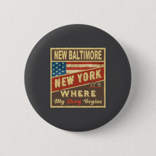 Neues Baltimore Ny Dort Beginnt Meine Geschichte _ Button