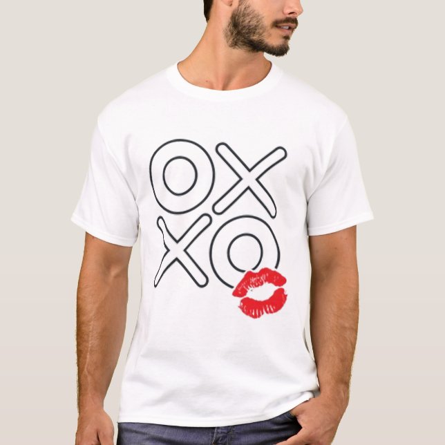 Neues Basic T-Shirt für Männer XOXO  (Vorderseite)