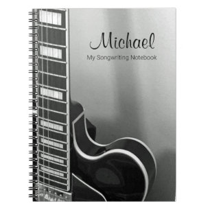 Neues benutzerdefinierbares My Songwriting-Noteboo Notizblock