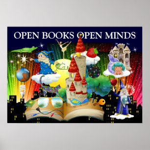 Neues besseres Lehrerlesen - Literaturplakat Poster