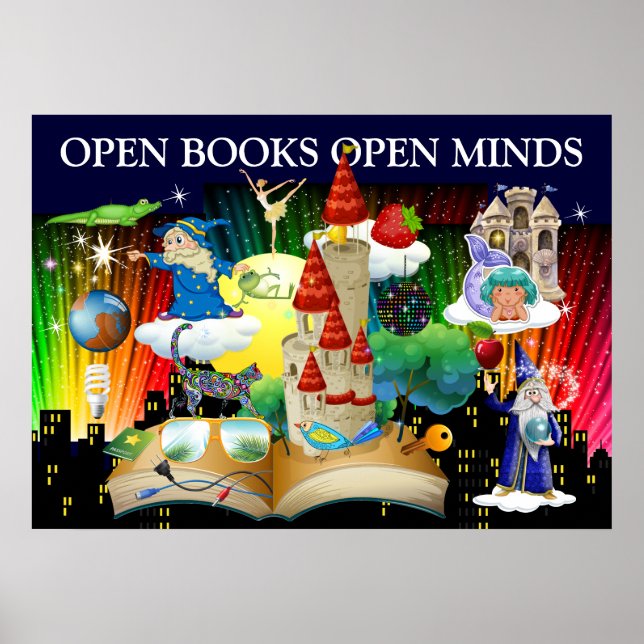 Neues besseres Lehrerlesen - Literaturplakat Poster (Vorne)