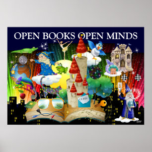 Neues besseres Lehrerlesen - Literaturplakat Poster