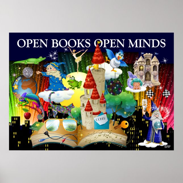 Neues besseres Lehrerlesen - Literaturplakat Poster (Vorne)