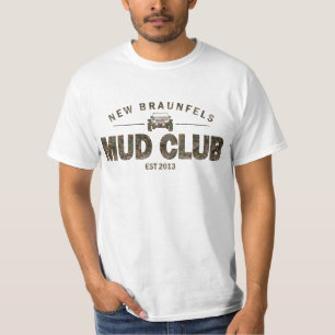 Neues Braunfels Schlamm-Verein-Camouflage-Shirt T-Shirt