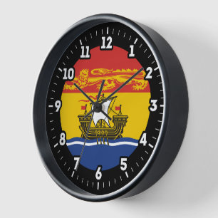 Neues Braunschweig-Flag-Grafisches Dial Uhr
