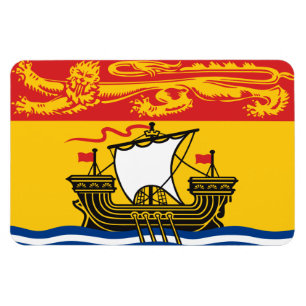 NEUES BRUNSWICK-Flag Magnet