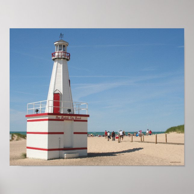 Neues Buffalo Lighthouse Poster (Vorne)
