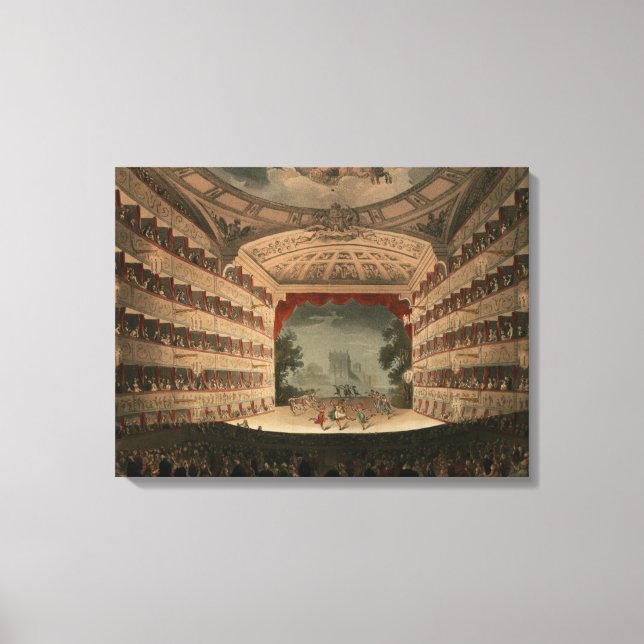 Neues Covent Garden Theater Leinwanddruck (Vorderseite)