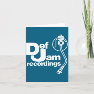 Neues Def Jam Recordings Logo Clic Rap Hip Hop Me  Karte