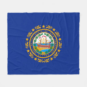 Neues Design der Hampshire State Flag Fleecedecke