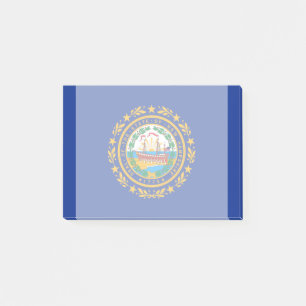 Neues Design der Hampshire State Flag Post-it Klebezettel