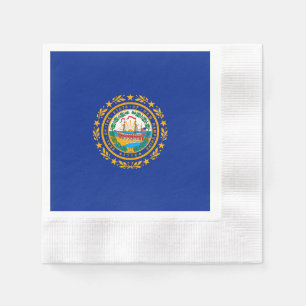 Neues Design der Hampshire State Flag Serviette