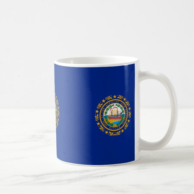 Neues Design der Hampshire State Flag Tasse (Rechts)