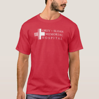 Neues Design Grau Sloan Memoral Krankenhaus Retro T-Shirt