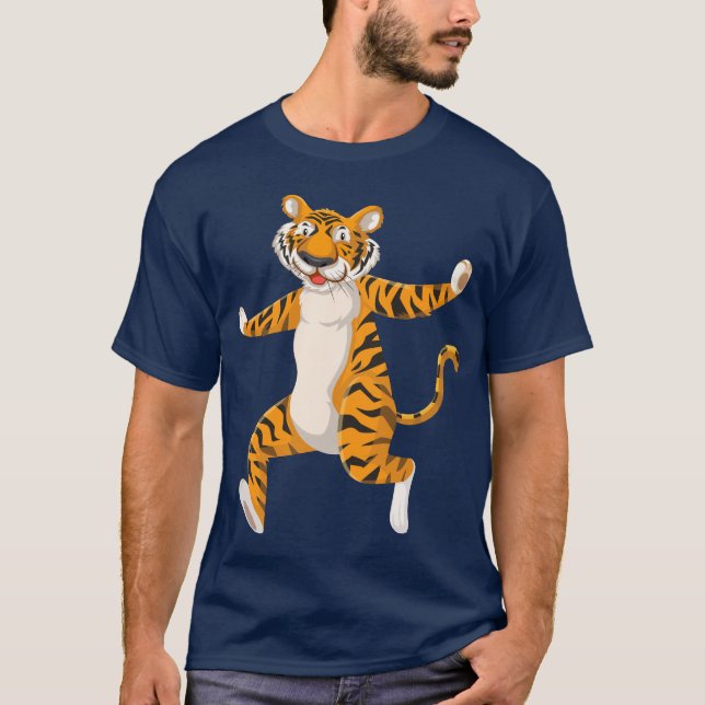 neues Design im Tigerstil T-Shirt (Vorderseite)
