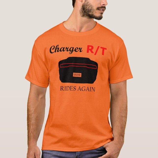 Neues Dodge-Ladegerät R/T T-Shirt (Vorderseite)