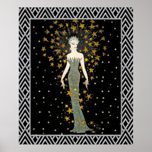 Neues ERTE-Design (Sterne) Poster
