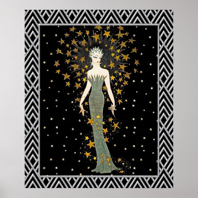 Neues ERTE-Design (Sterne) Poster (Vorne)