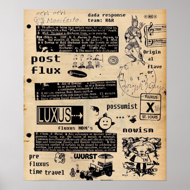 Neues Fluxus Manifesto Poster (Vorne)