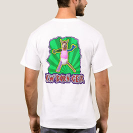 Neues Geborenes Getriebe (Lama-Bild) - weiß T-Shirt