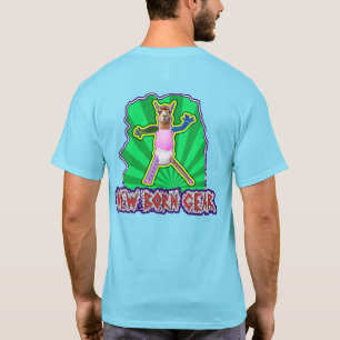 Neues Geborenes Getriebe (Llama-Bild) - gefärbt T-Shirt