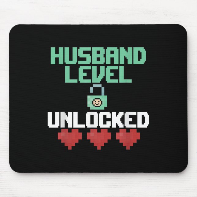 Neues Geschenk für Ehemänner auf der Husband-Ebene Mousepad (Vorne)