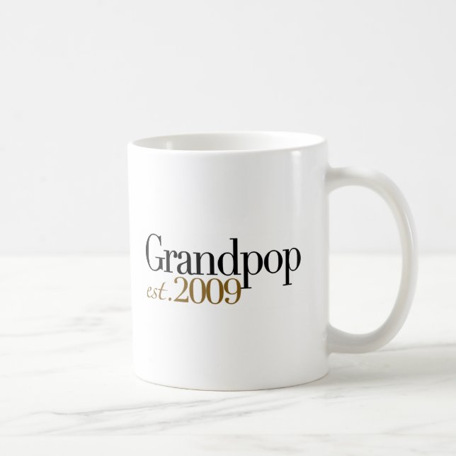 Neues Grandpop Est 2009 Kaffeetasse (Rechts)