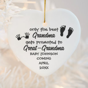 Neues Großes Oma Custom Geschenk Keepake Weihnacht Keramik Ornament