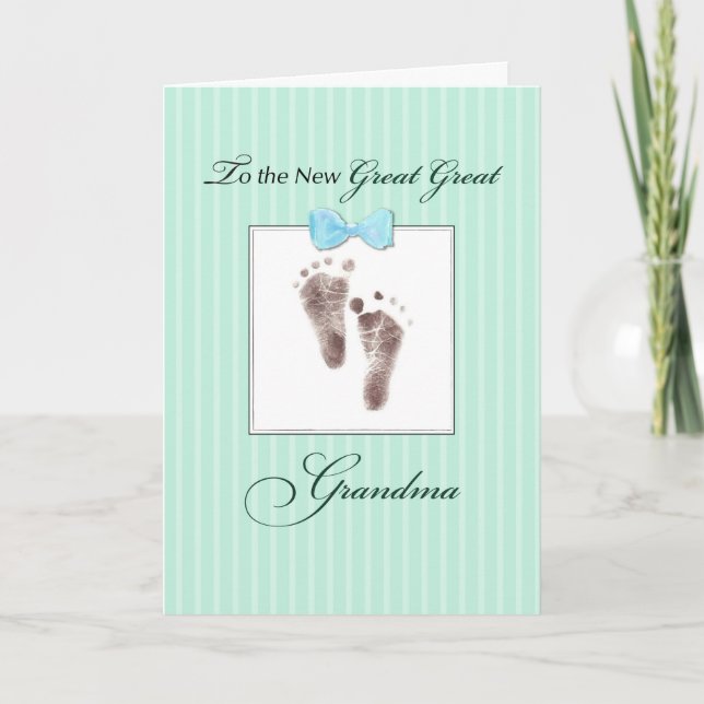 Neues Grosses Oma des Großen Grandson Karte (Vorderseite)