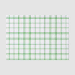 Neues Grünbuch über grüne und weiße Karierte Geweb Seidenpapier