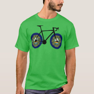 Neues Hampshire Flag Cycling T-Shirt
