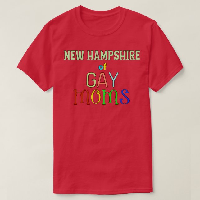 Neues Hampshire für homosexuelle Mamas T-Shirt (Design vorne)