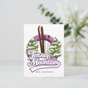 Neues hampshire-Logo auf dem Tenney-Berg Postkarte
