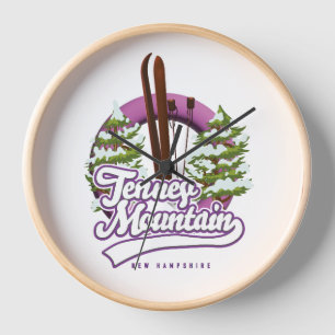 Neues hampshire-Logo auf dem Tenney-Berg Uhr