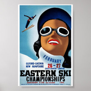 Neues Hampshire Vintage Travel Poster - Wiederhers